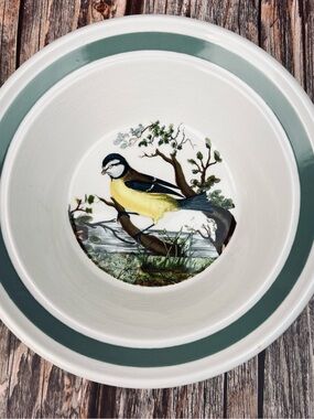Cereal Bowl Portmeirion Birds of Britain 6 1/2” Vintage Blue Tit